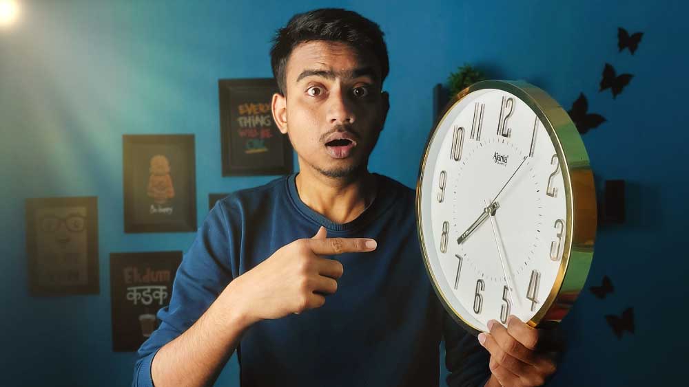 The concept of time billionaire.