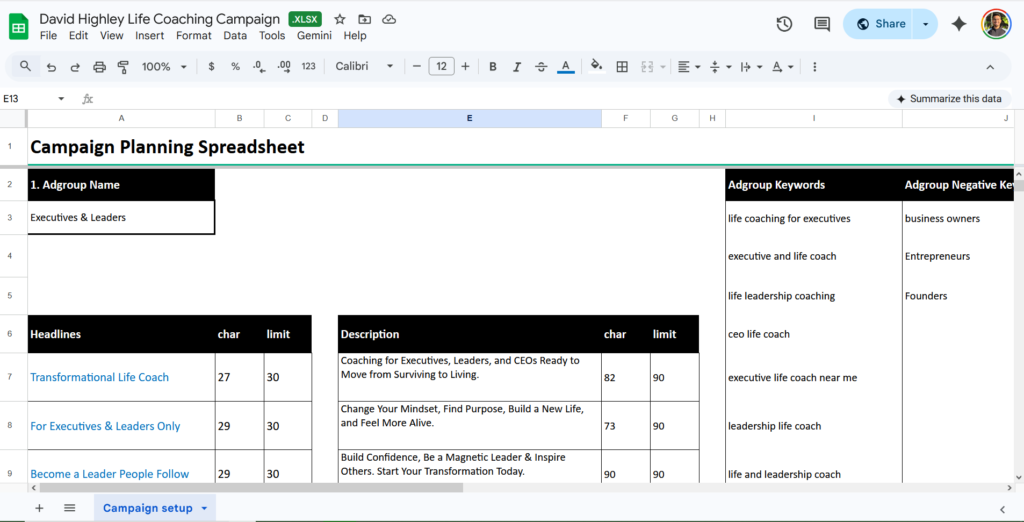 How I helped a coach get high-quality leads consistently with Google Ads